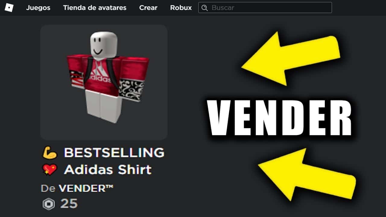 Cómo vender la ropa en Roblox